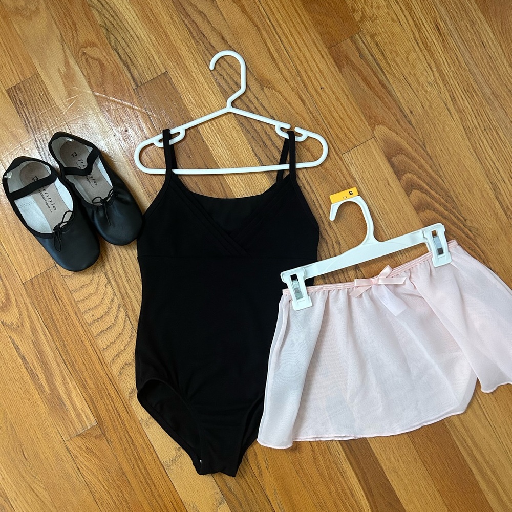 Black and Pink Kids Ballet Set